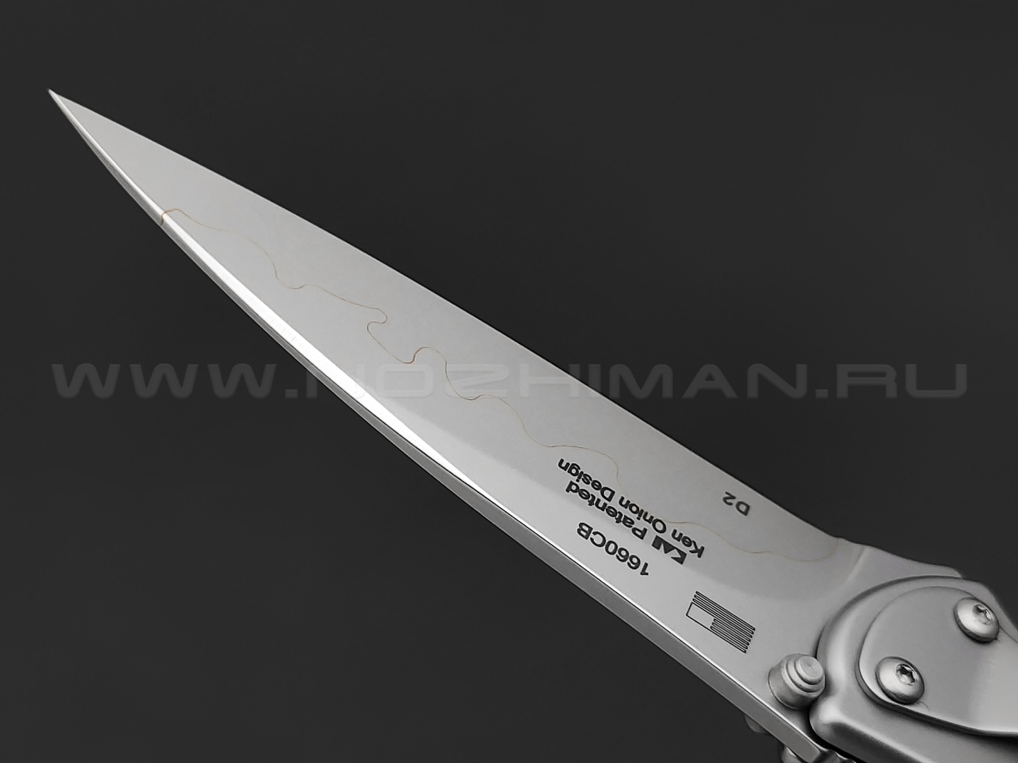 Нож Kershaw Leek 1660CB сталь Composite CPM-D2/Sandvik 14C28N, рукоять Stainless steel
