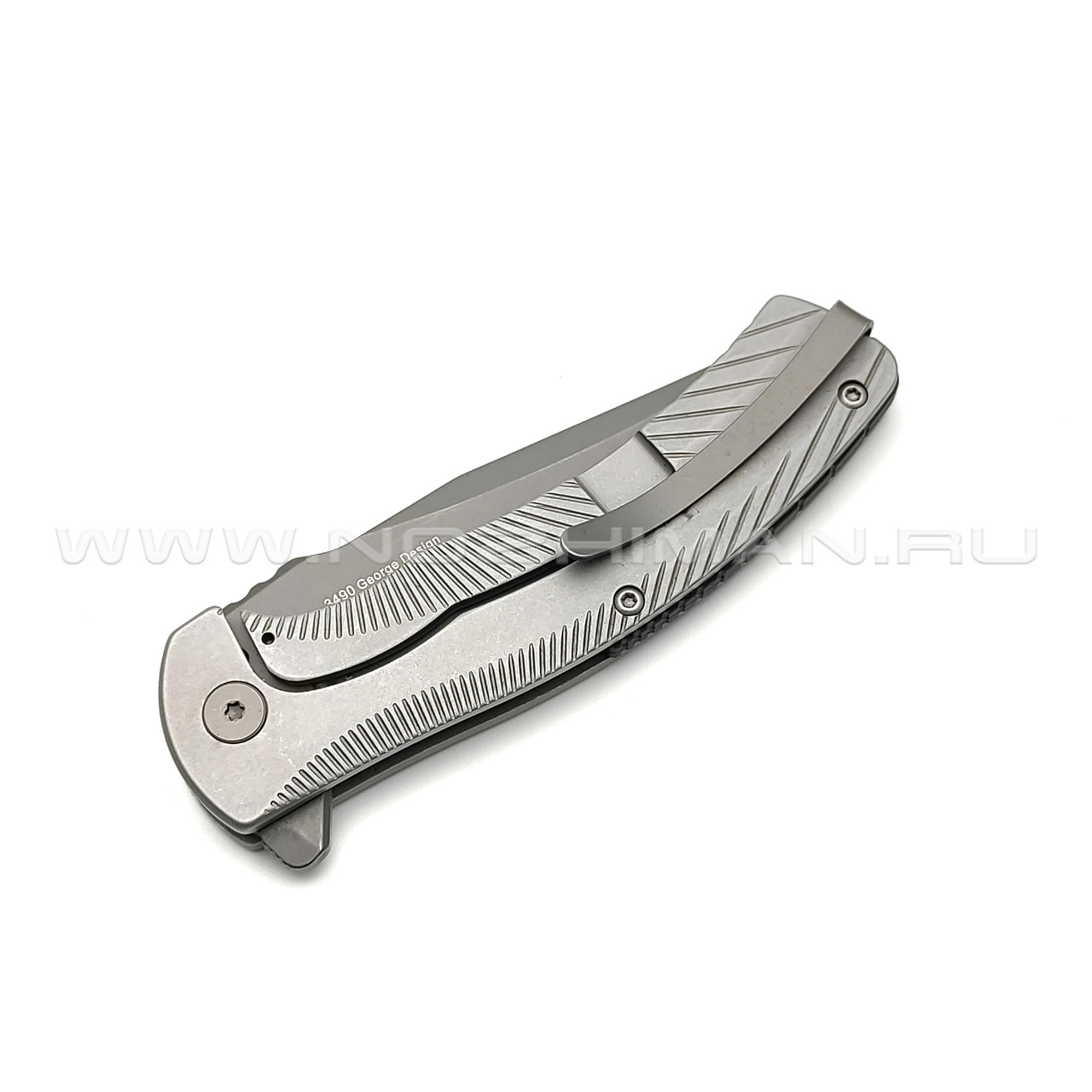 Нож Kershaw Seguin 3490 сталь 8Cr13MoV, рукоять Stainless Steel