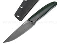 Нож Burlax & Lizard BX0134 сталь Elmax, рукоять зеленая джутовая микарта