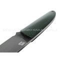 Нож Burlax & Lizard BX0134 сталь Elmax, рукоять зеленая джутовая микарта