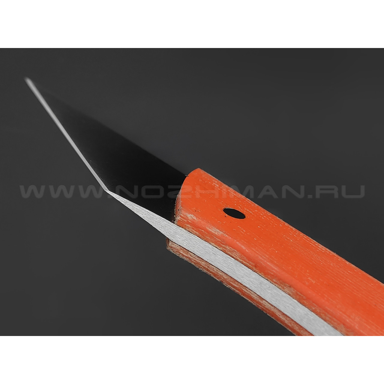 Киридаши Burlax BX0136 сталь Aus10Co, рукоять оранжевая микарта