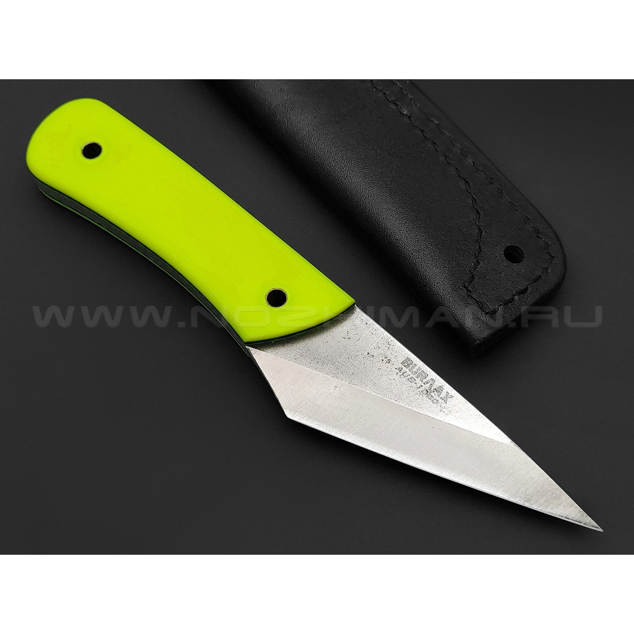 Киридаши Burlax BX0131 сталь Aus10Co, рукоять желтая микарта