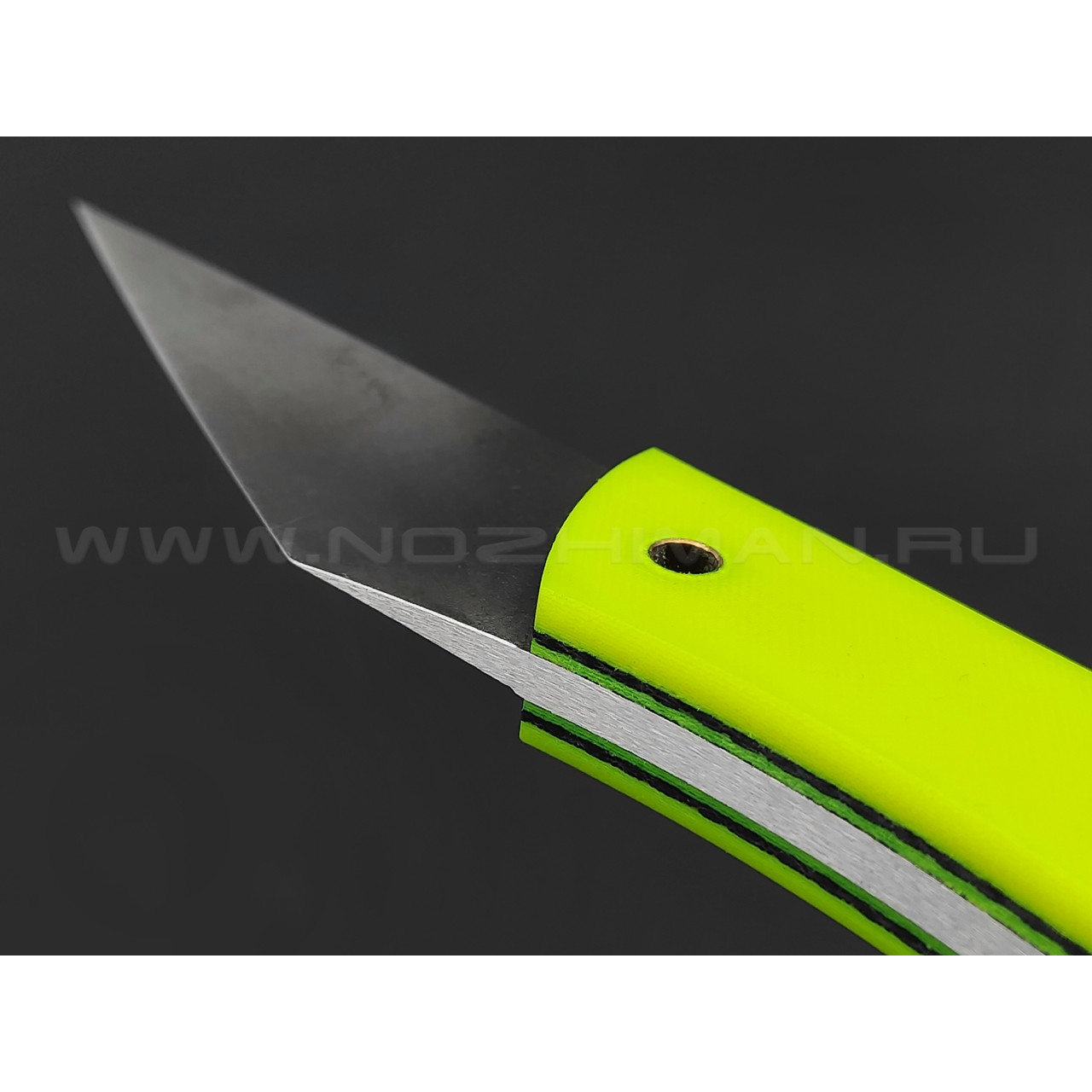 Киридаши Burlax BX0131 сталь Aus10Co, рукоять желтая микарта