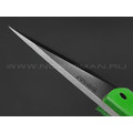 Киридаши Burlax BX0130 сталь Aus10Co, рукоять зеленая микарта