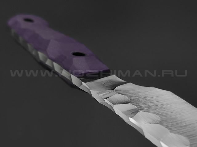 XII Knife нож Santoku сталь M390, рукоять G10 purple