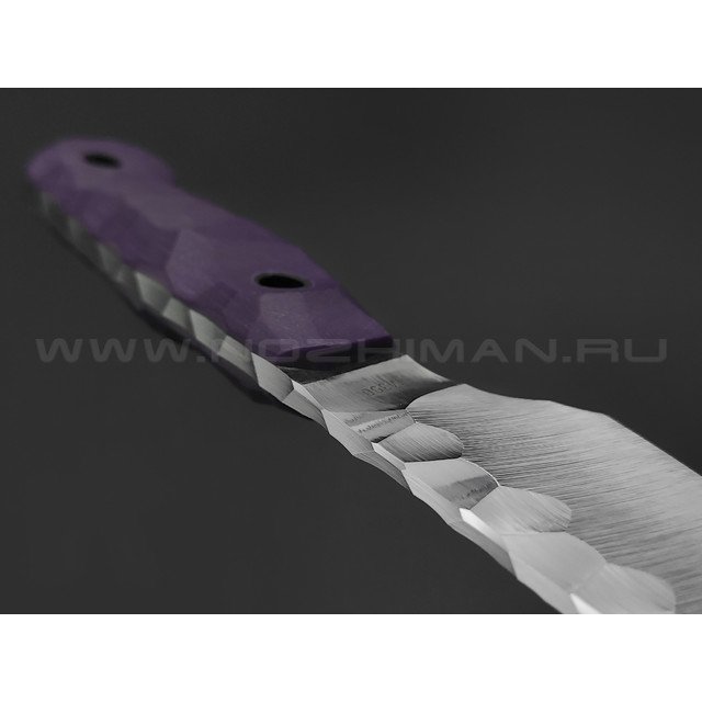 XII Knife нож Santoku сталь M390, рукоять G10 purple