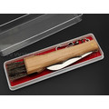 Нож грибника Fox Mushrooms Knife 405 OL сталь 420С, рукоять Дерево олива Нож грибника Fox Mushrooms Knife 405 OL сталь 420С, рукоять Дерево олива