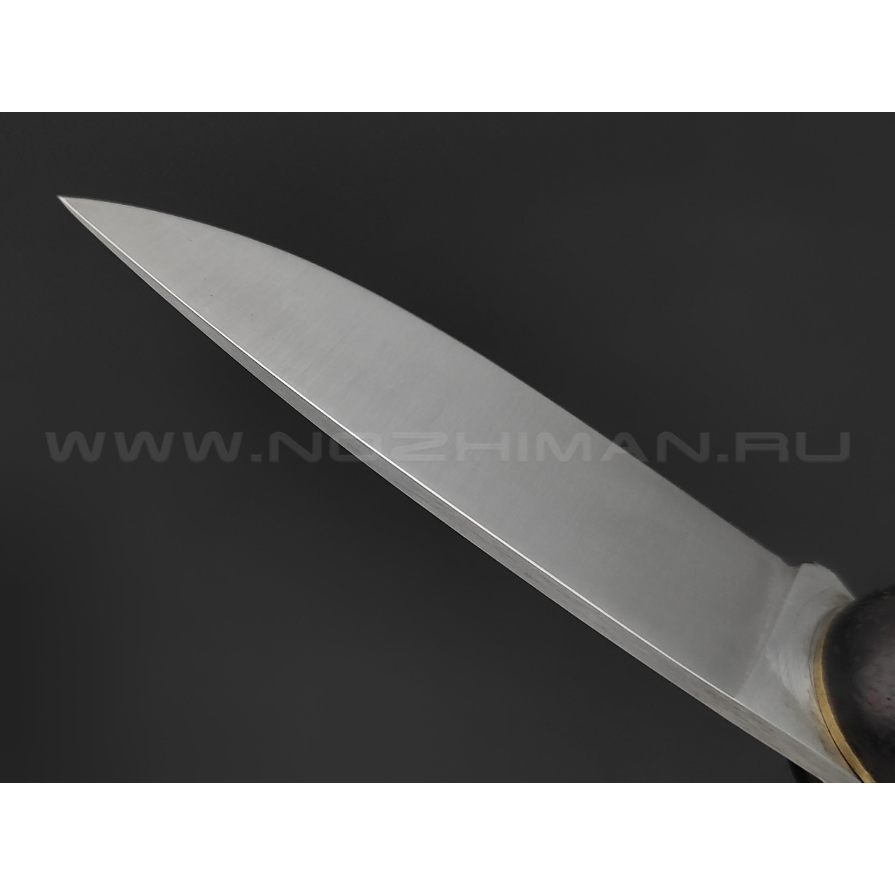 Нож грибника Fox Mushrooms Knife 404 сталь 440, рукоять Дерево палисандр