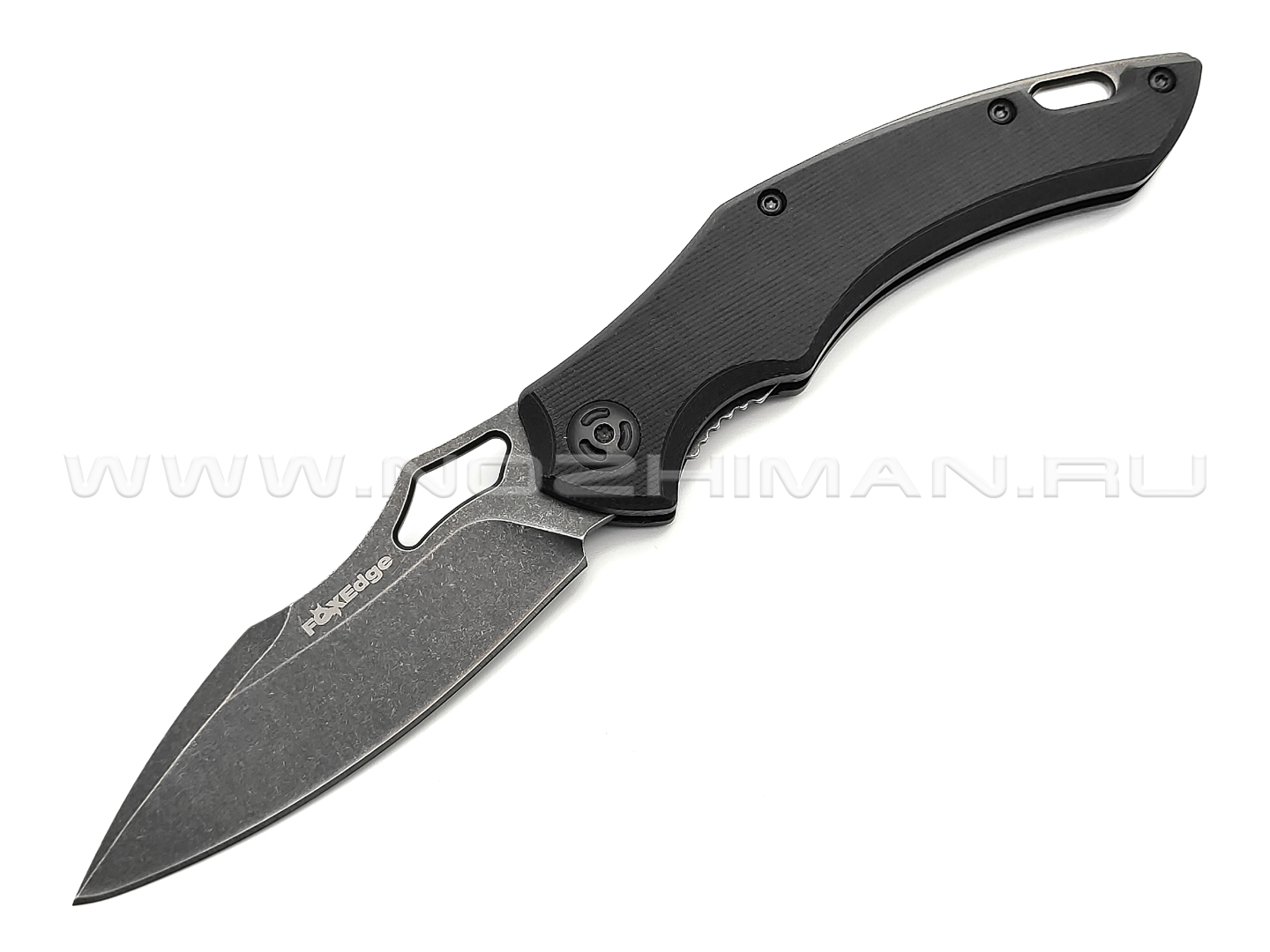 Нож Fox Edge Sparrow FE-034 сталь 9Cr13, рукоять G10 black