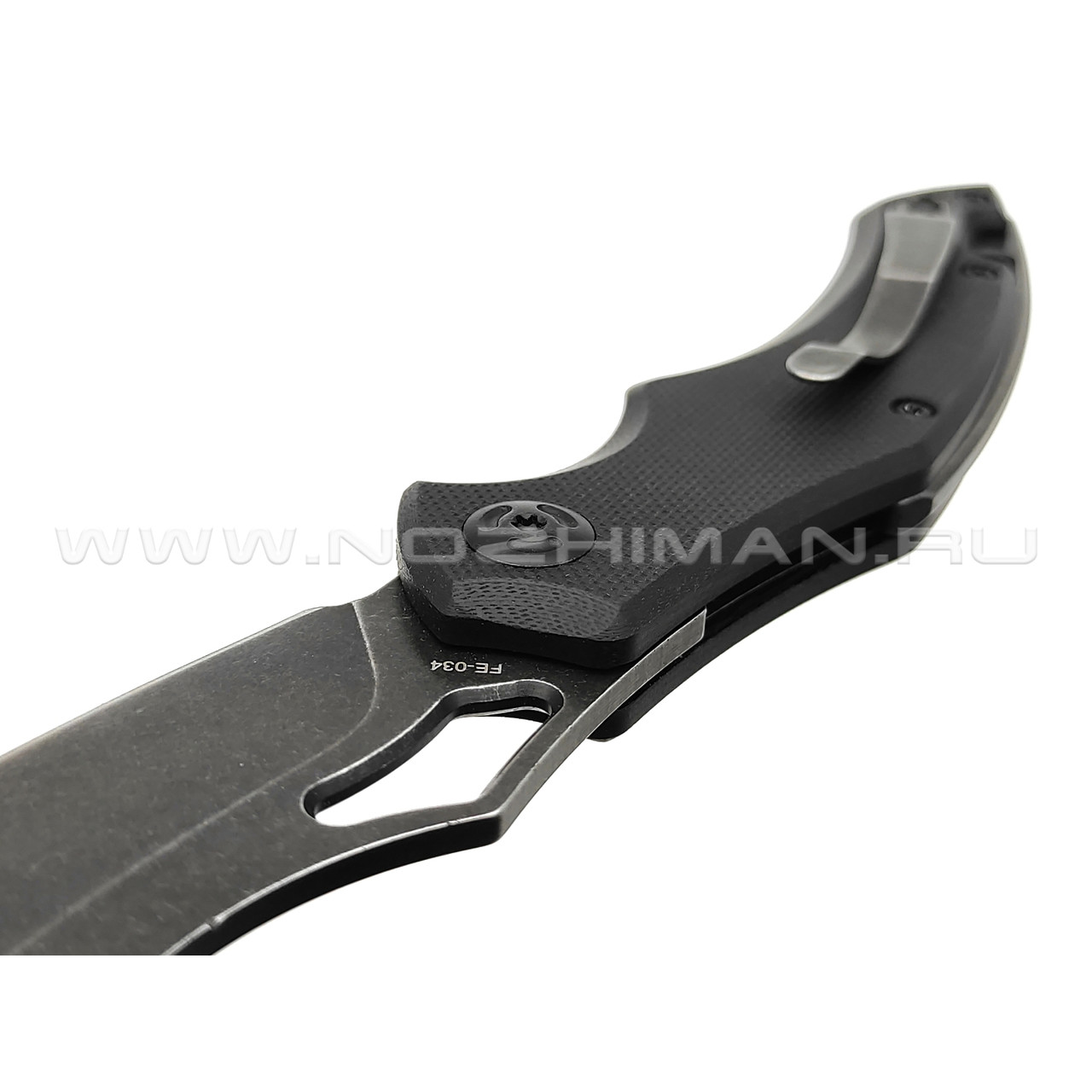 Нож Fox Edge Sparrow FE-034 сталь 9Cr13, рукоять G10 black
