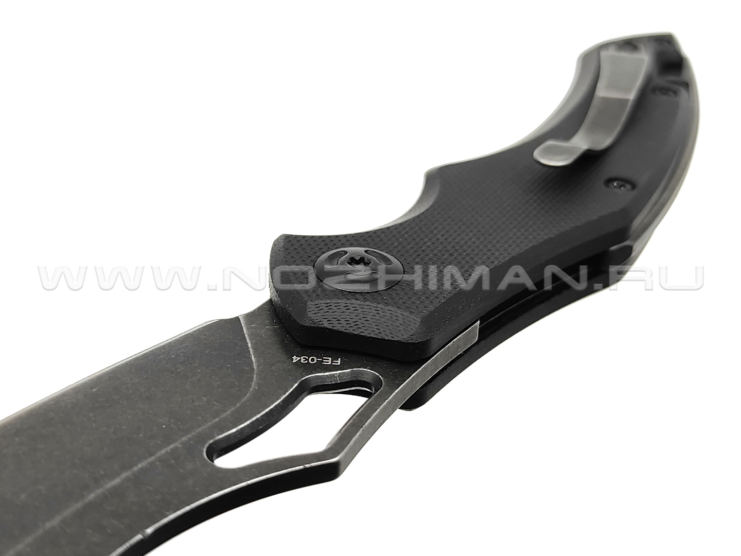 Нож Fox Edge Sparrow FE-034 сталь 9Cr13, рукоять G10 black