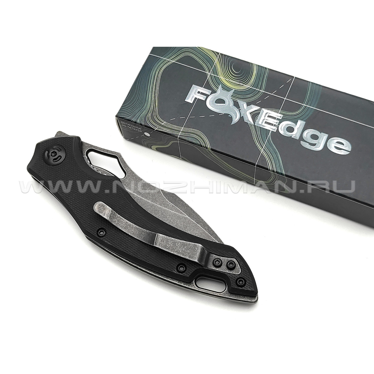 Нож Fox Edge Sparrow FE-034 сталь 9Cr13, рукоять G10 black