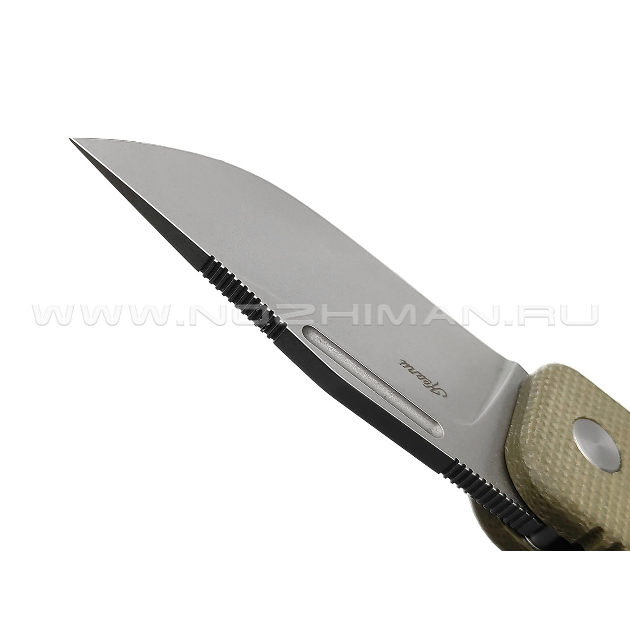 Нож Black Fox Keanu BF-758 MI NU-Bowie сталь D2, рукоять Micarta green