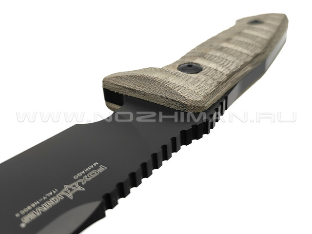 Нож Fox Combat Jungle FX-133 MGT сталь N690Co PVD, рукоять Micarta