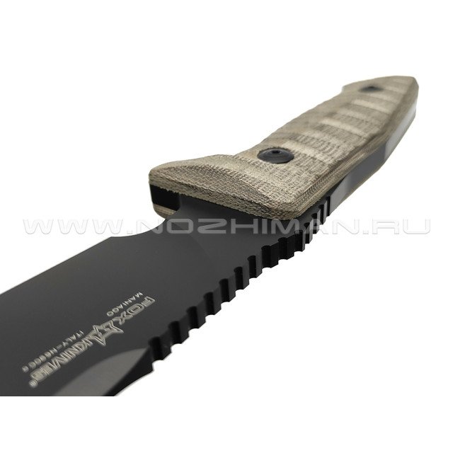 Нож Fox Combat Jungle FX-133 MGT сталь N690Co PVD, рукоять Micarta