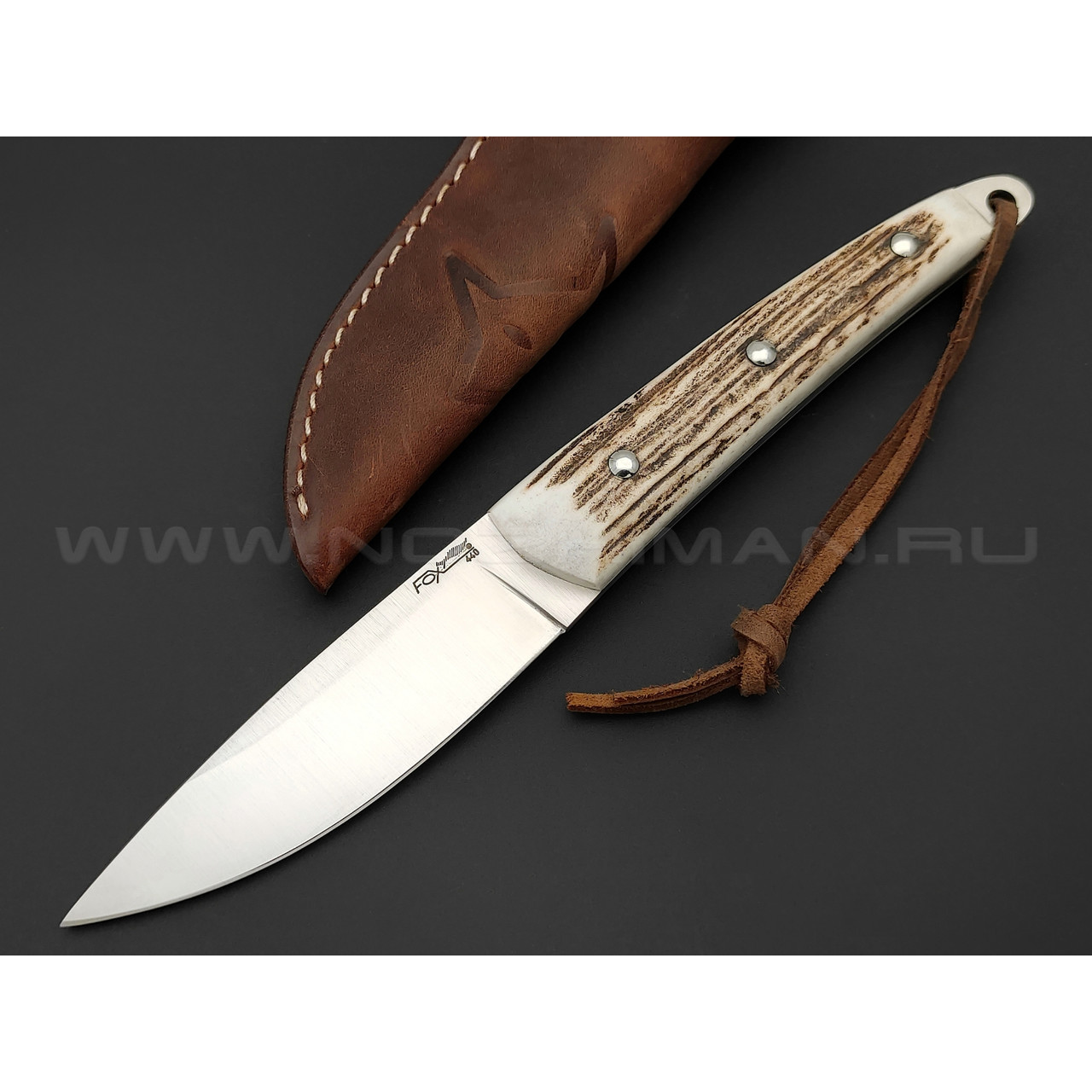 Нож Fox Vintage 639 CE сталь 440C, рукоять Рог