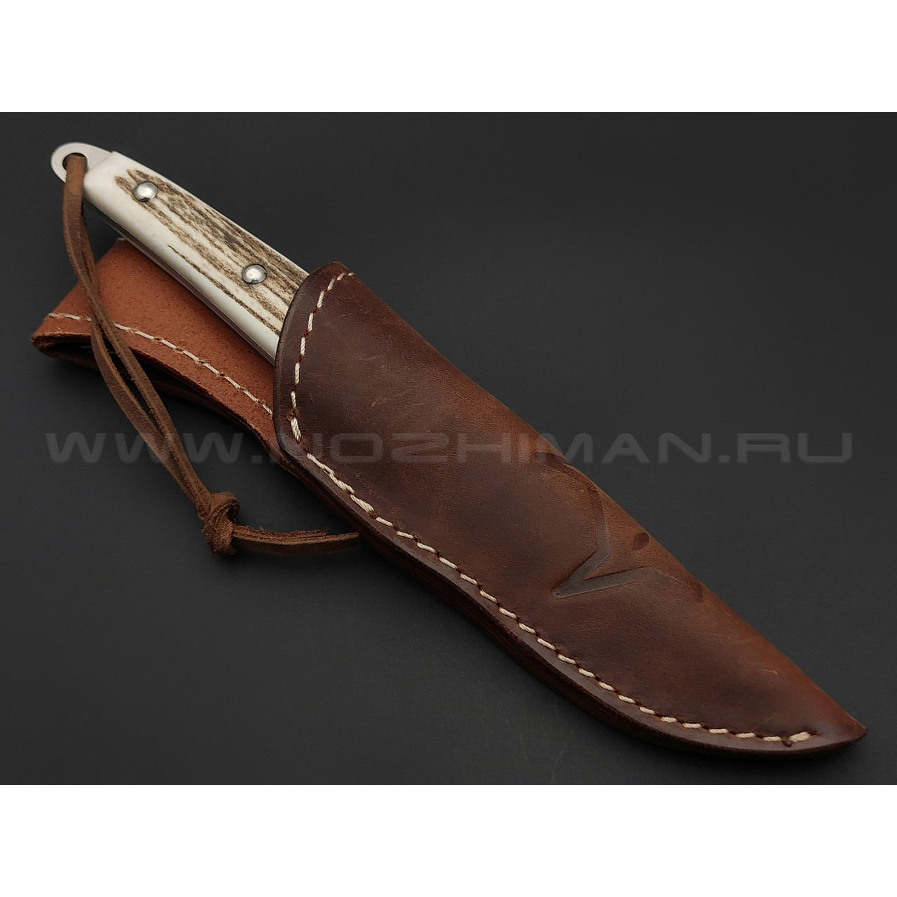 Нож Fox Vintage 639 CE сталь 440C, рукоять Рог
