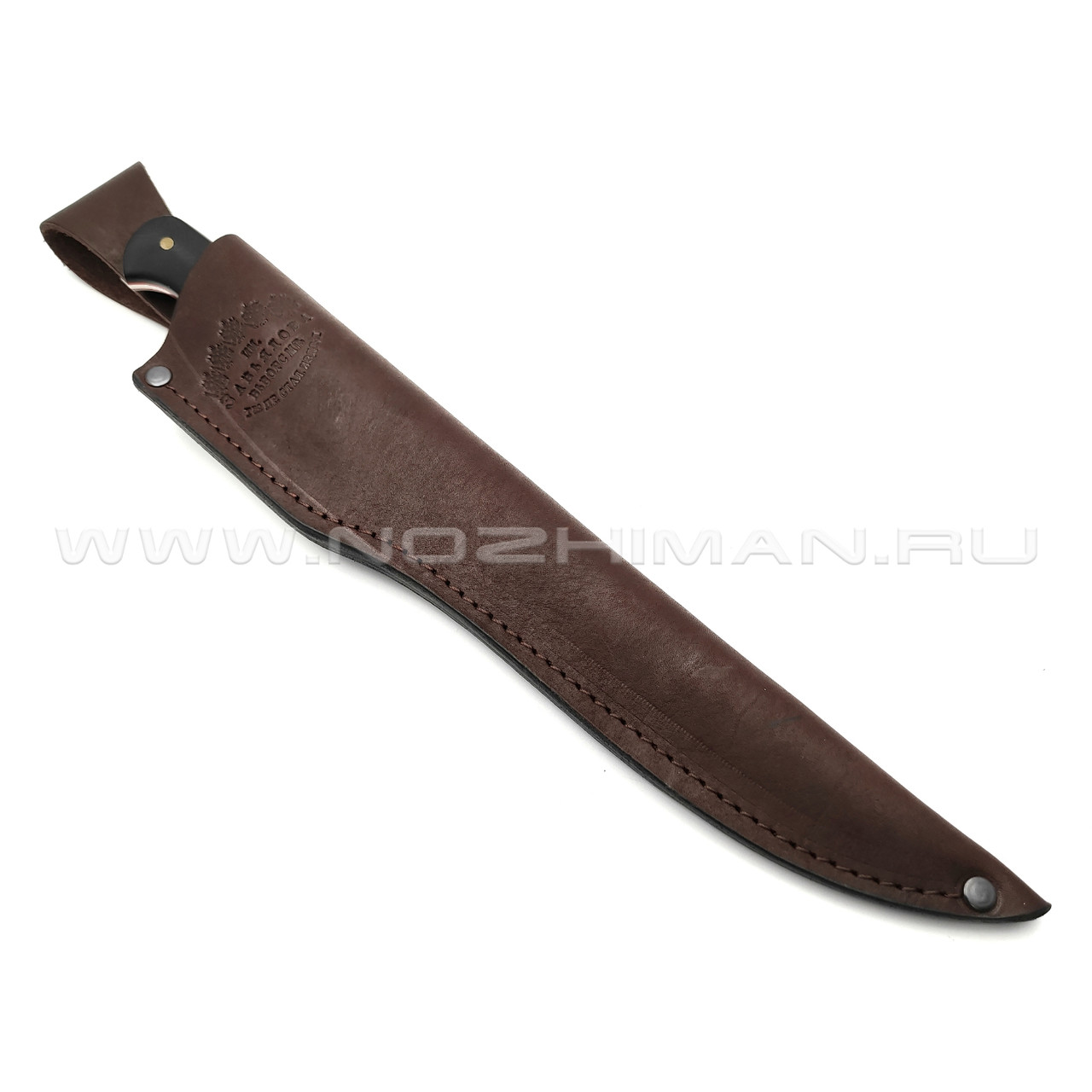 Товарищество Завьялова нож Филейный-Б сталь Булат, рукоять G10 black