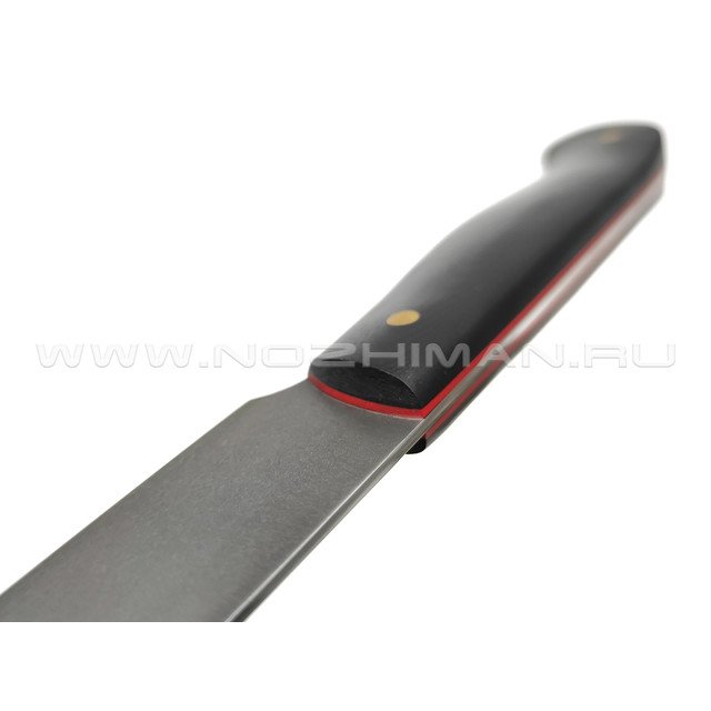 Товарищество Завьялова нож Филейный-Б сталь Булат, рукоять G10 black