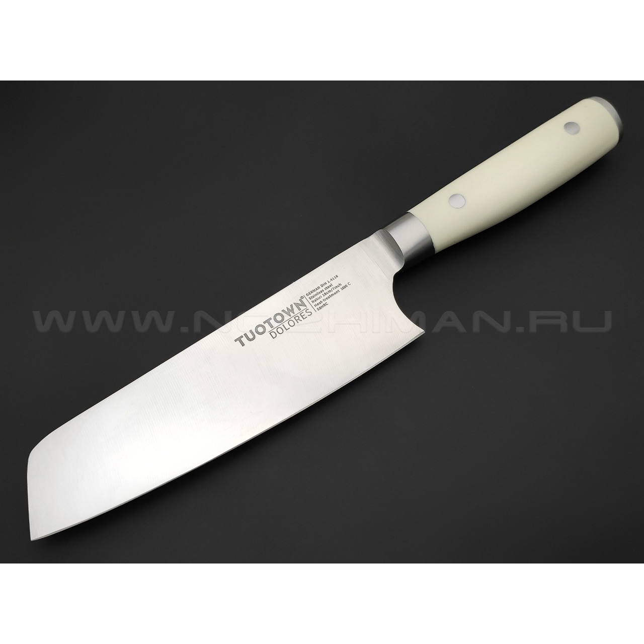 TuoTown Dolores Nakiri 507006 сталь German 1.4116, рукоять ABS