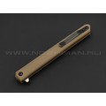 TuoTown нож BDT-S сталь D2 satin, рукоять Grivory Tan
