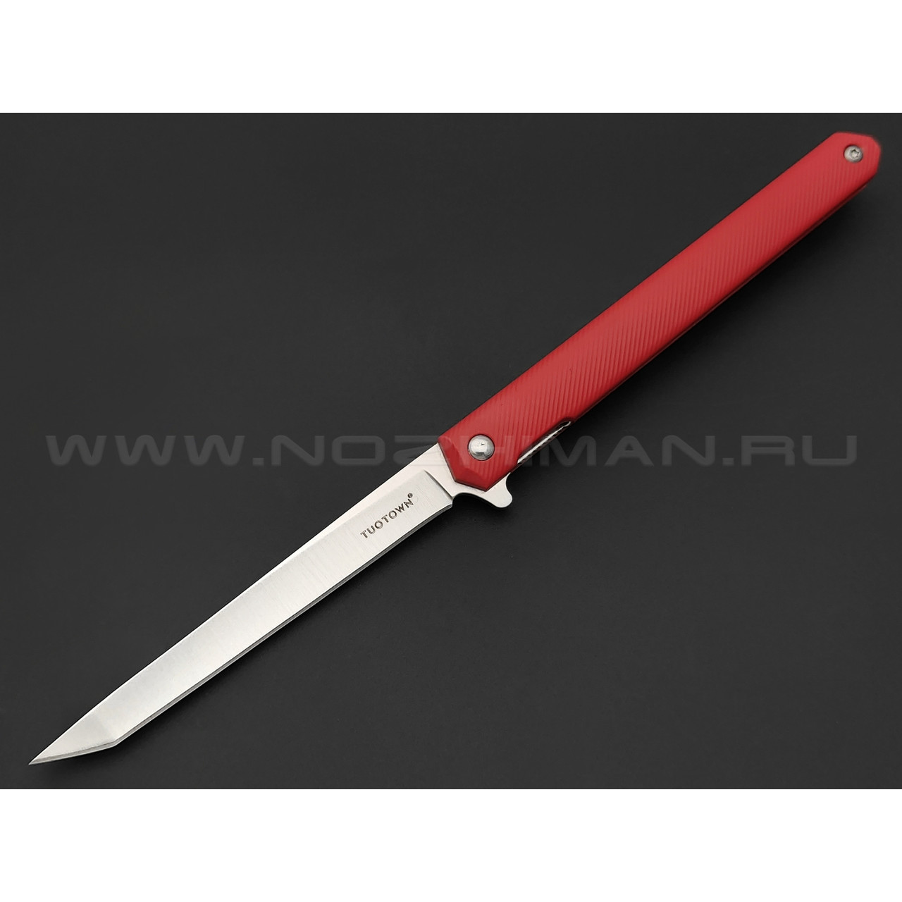 TuoTown нож BDT-R tanto сталь D2, рукоять Grivory Red