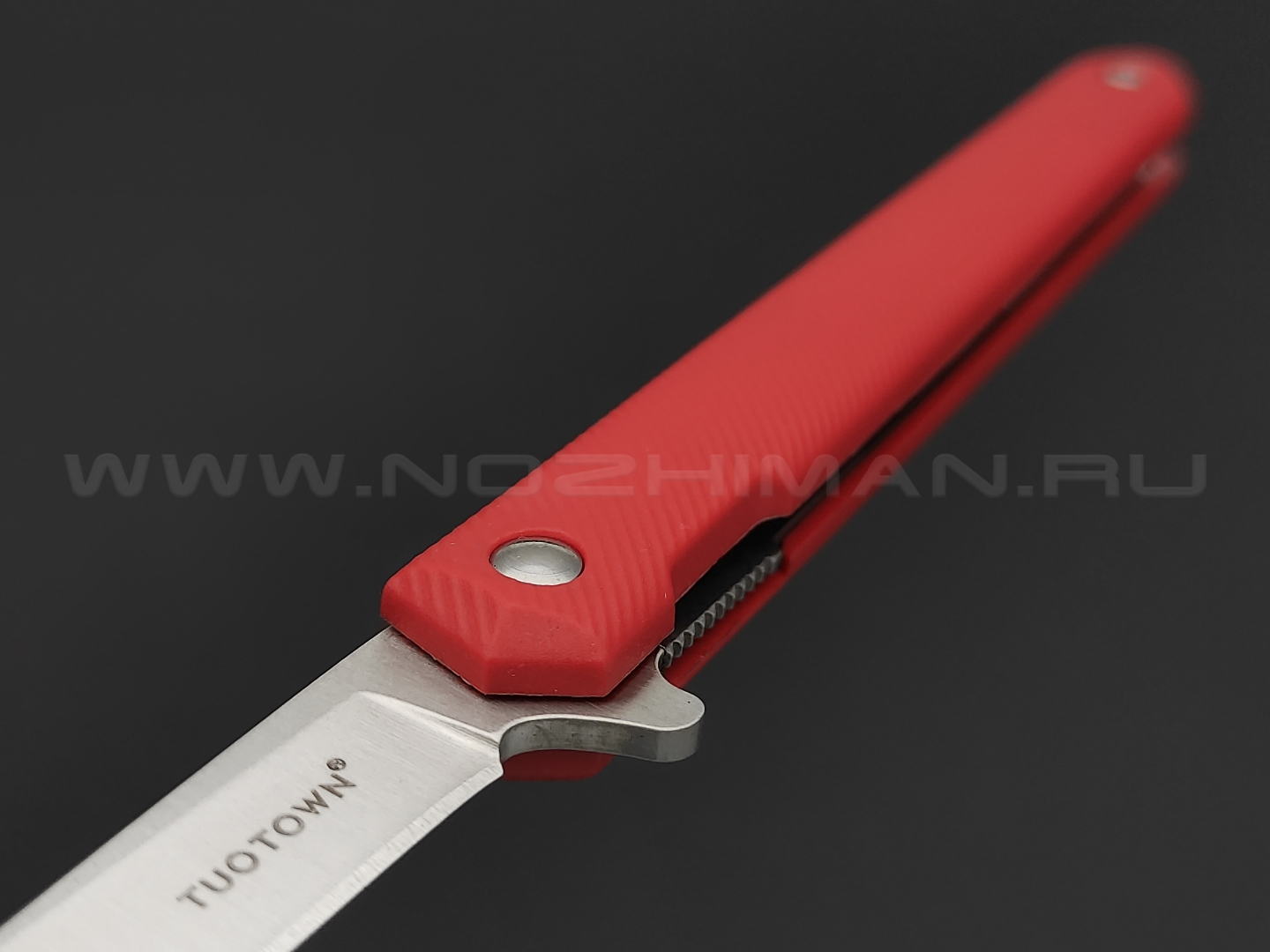 TuoTown нож BDT-R tanto сталь D2, рукоять Grivory Red