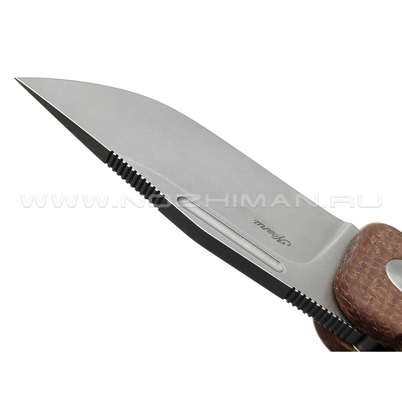 Нож Black Fox Keanu BF-758 MIB NU-Bowie сталь D2, рукоять Micarta brown