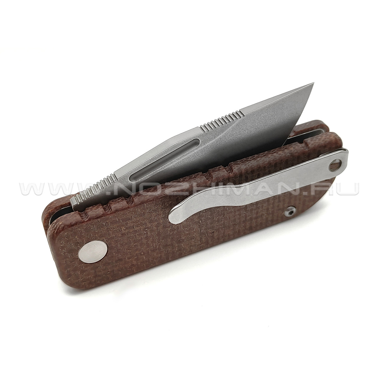 Нож Black Fox Keanu BF-758 MIB NU-Bowie сталь D2, рукоять Micarta brown