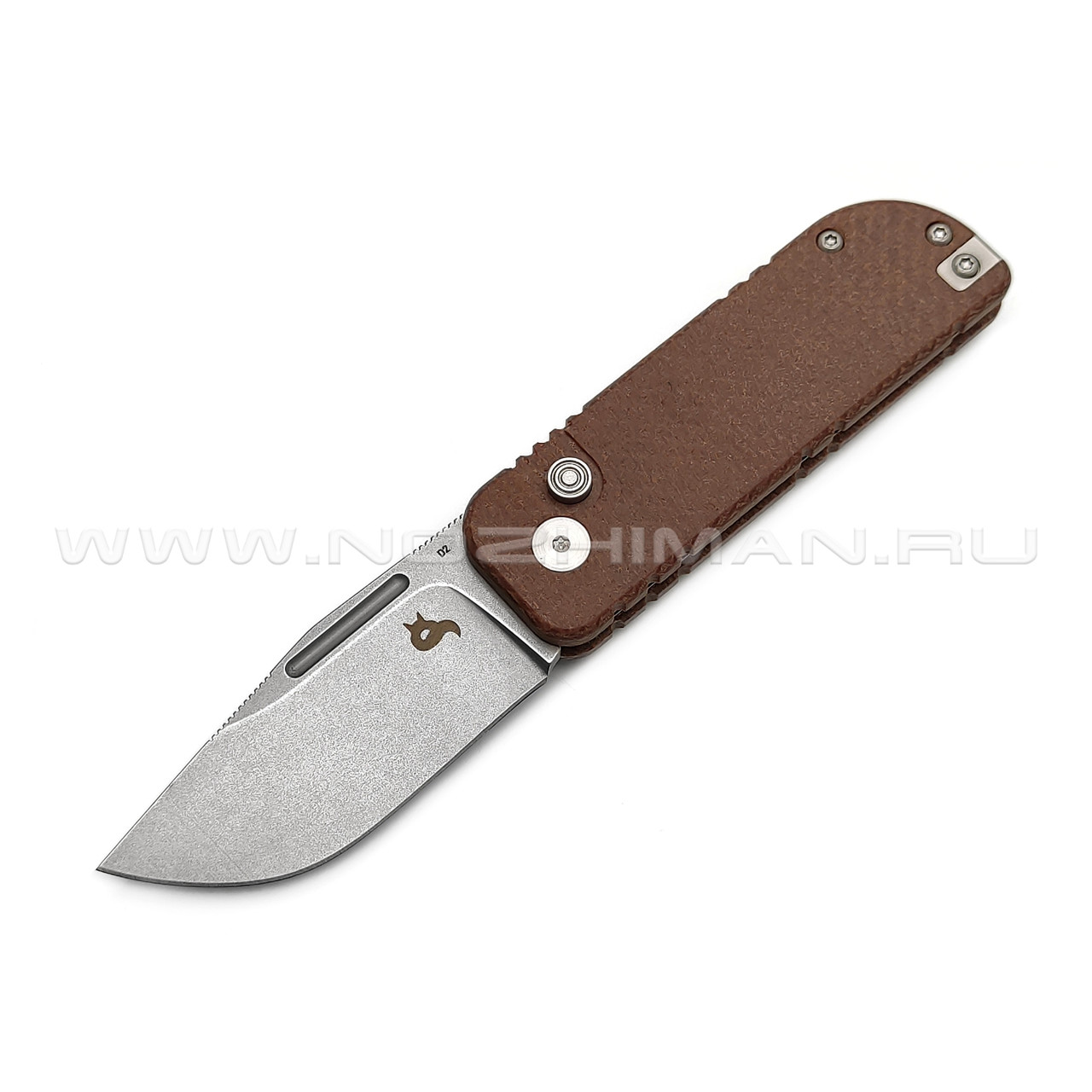 Нож Black Fox Keanu BF-758 MIB NU-Bowie сталь D2, рукоять Micarta brown