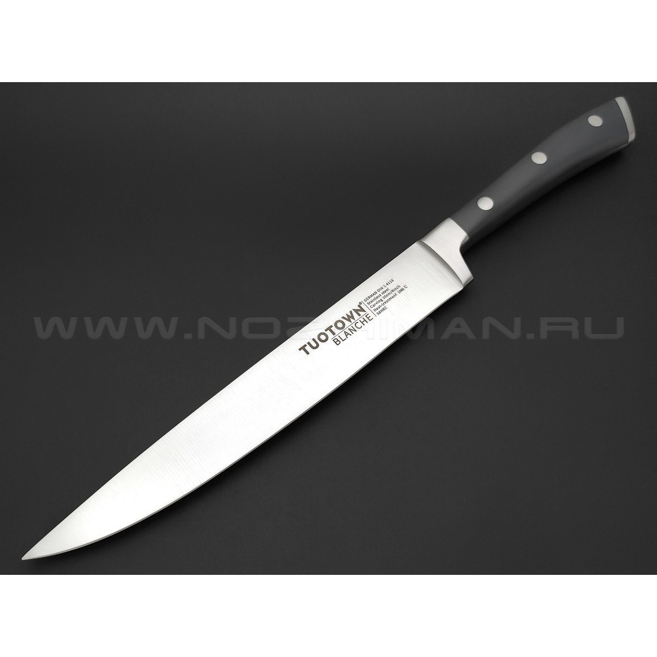 TuoTown Blanche Carving 308003 сталь German 1.4116, рукоять Stainless steel