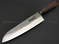 TuoTown кованый нож HAI Santoku 908008 сталь Aus-10, рукоять дерево венге