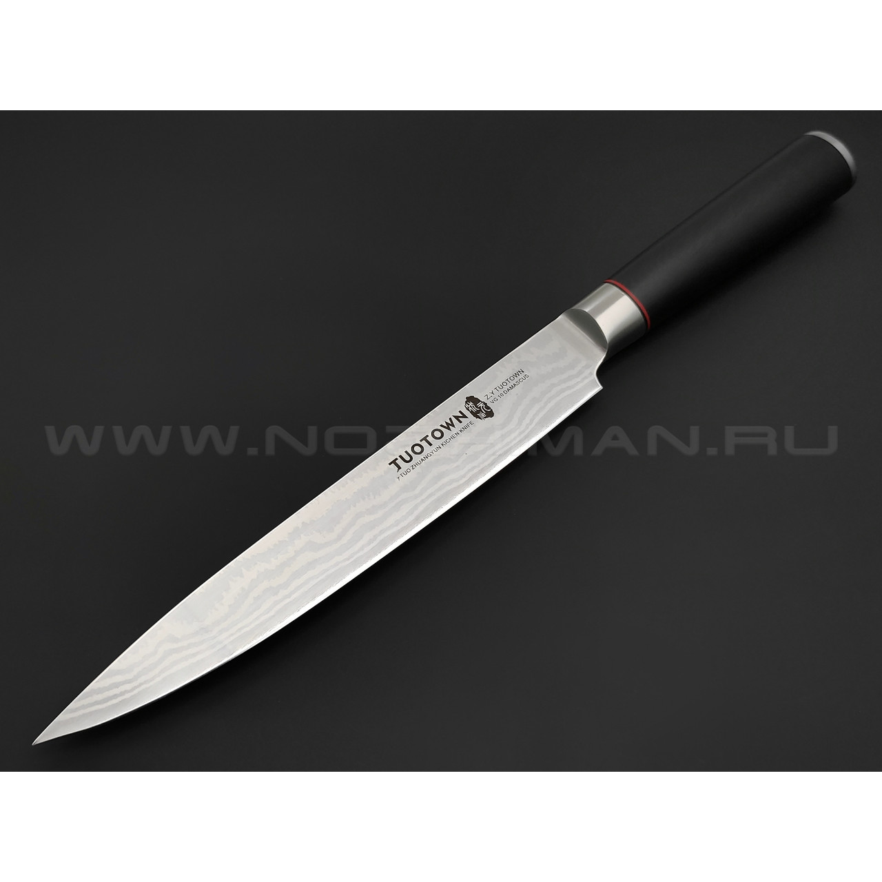 TuoTown FT-series Carving 218003 сталь Damascus VG-10, рукоять G10
