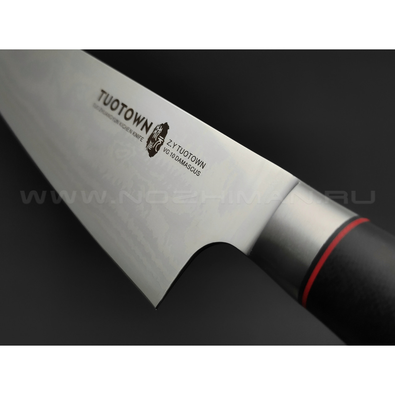 TuoTown FT-series Kiritsuke 218002 сталь Damascus VG-10, рукоять G10