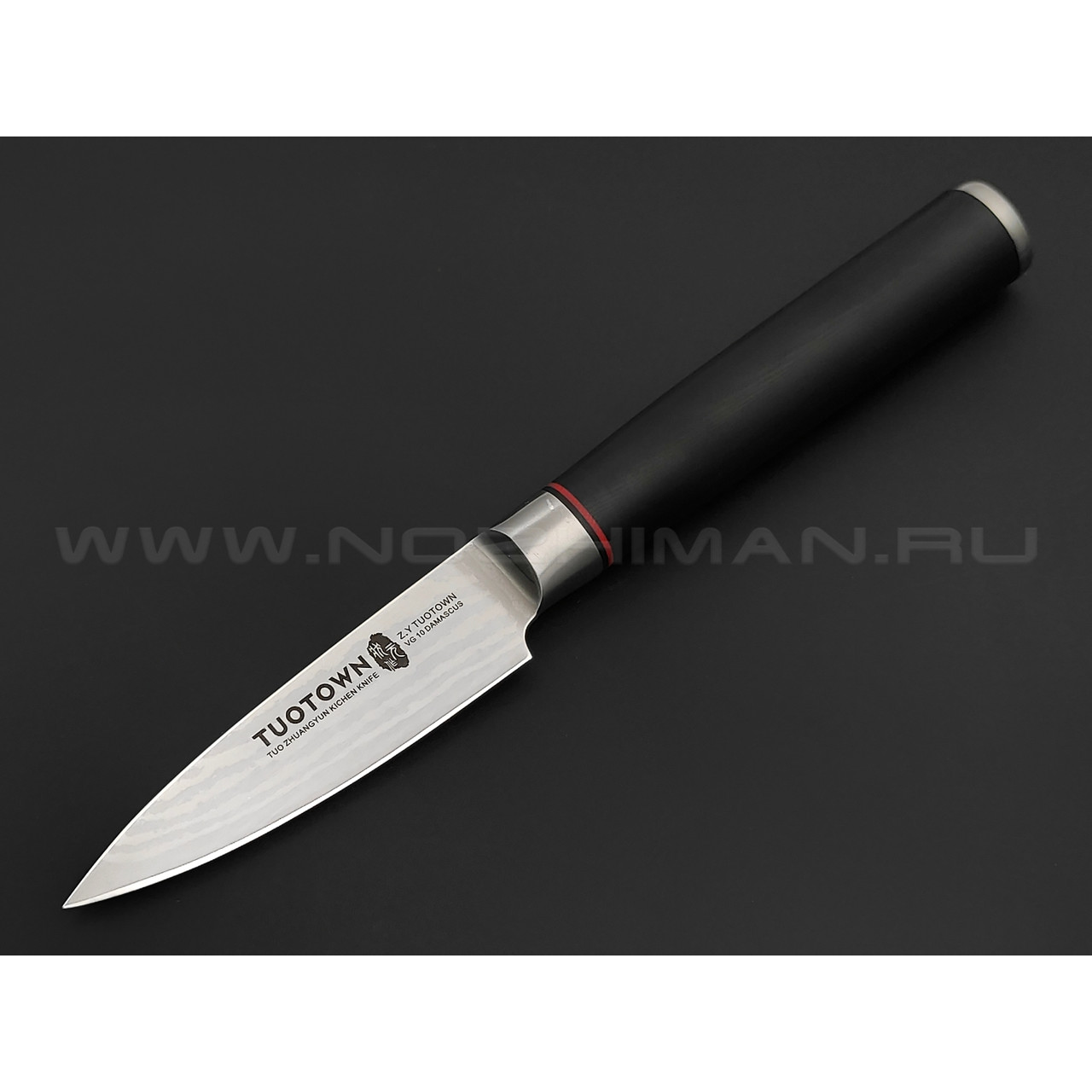 TuoTown FT-series Paring 213508 сталь Damascus VG-10, рукоять G10