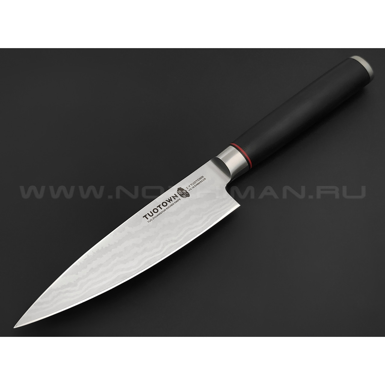 TuoTown FT-series Chefs 13 см 215011 сталь Damascus VG-10, рукоять G10