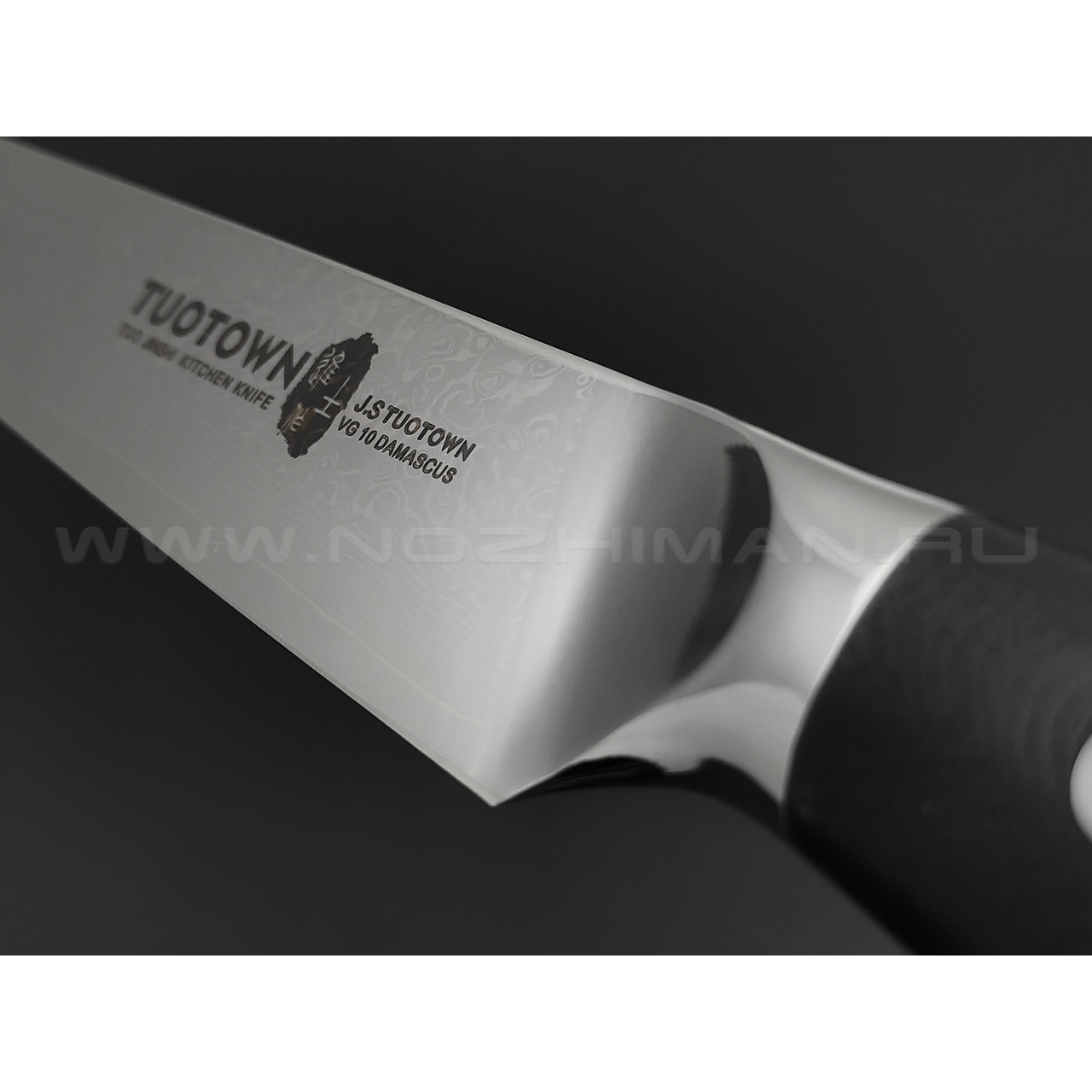 TuoTown D.JS Slicer 618005 сталь Damascus VG-10, рукоять G10