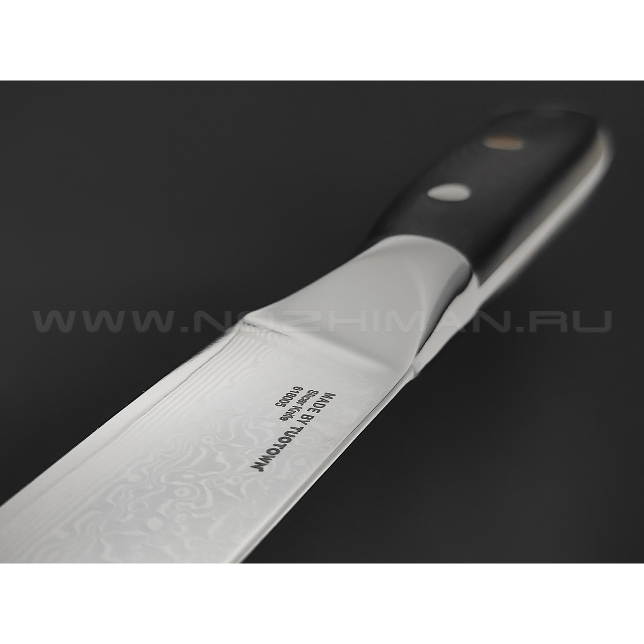 TuoTown D.JS Slicer 618005 сталь Damascus VG-10, рукоять G10