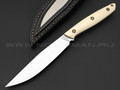 Neyris Knives нож Катар сталь CPM S125V, рукоять бивень моржа, мозаичные пины