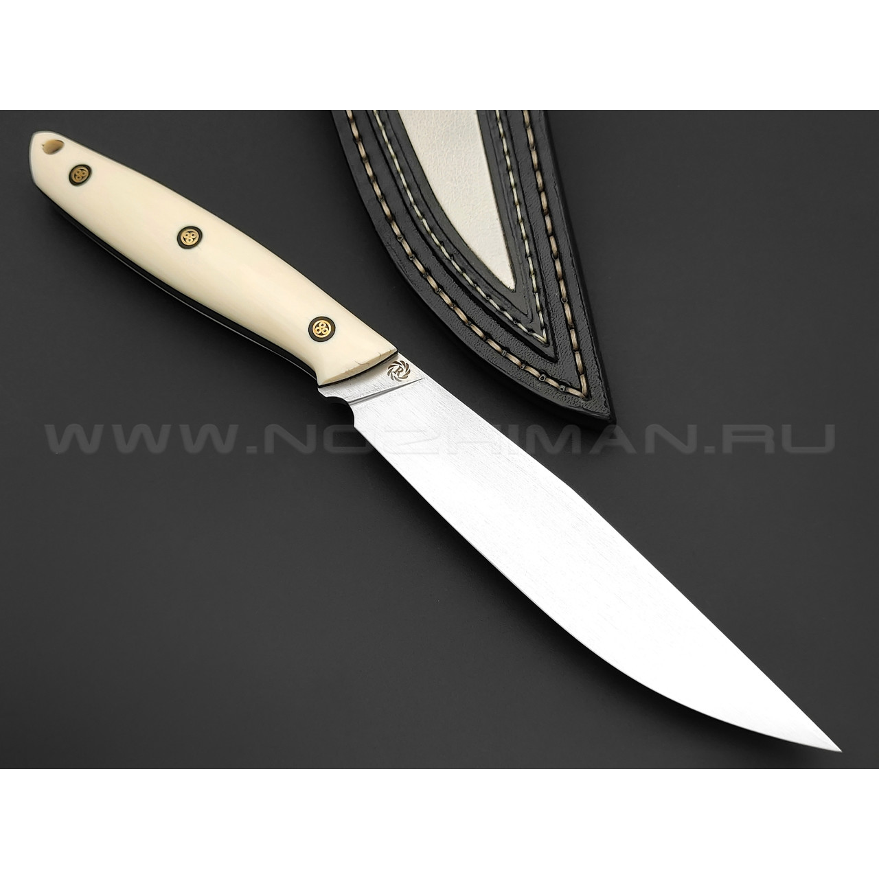 Neyris Knives нож Катар сталь CPM S125V, рукоять бивень мамонта, мозаичные пины