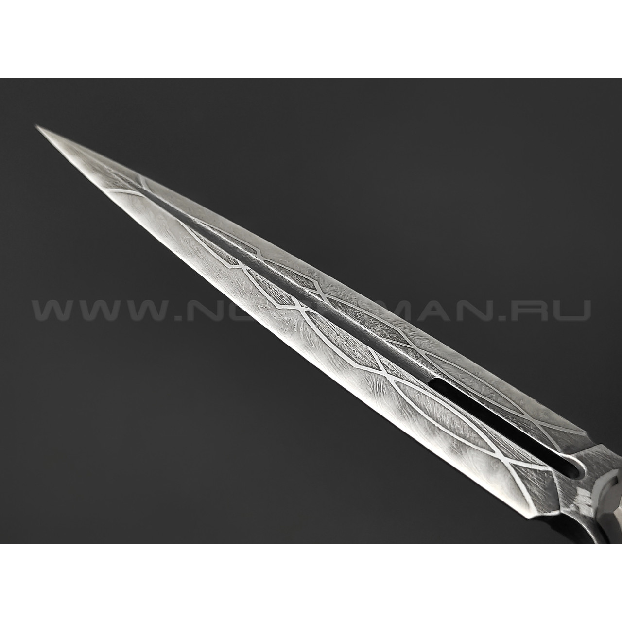 Нейрис складной нож ТаоРан сталь CPM 3V, рукоять титан, Карбон "Тёмная матери - серебро"
