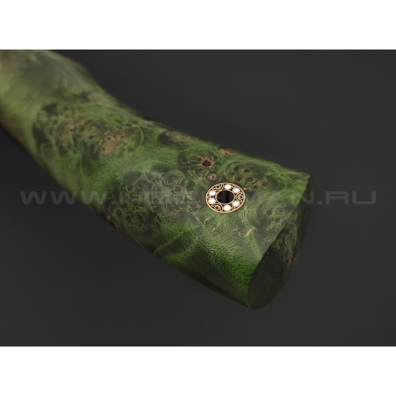 Волчий Век нож Слон Custom сталь PGK WA, рукоять карельская береза, нейзильбер
