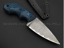 Волчий Век нож Оса Custom сталь PGK WA, рукоять G10 black & blue