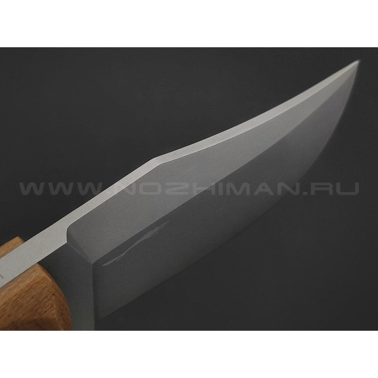 Волчий Век нож Шкуродёр сталь PGK WA стоунвош, рукоять микарта