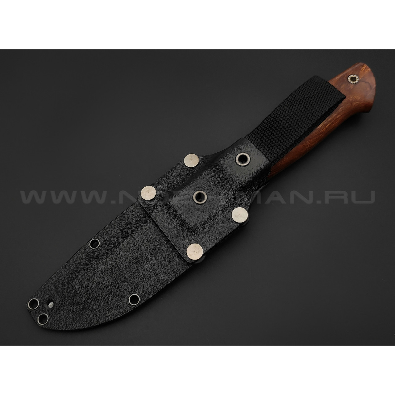 Волчий Век нож Слон Custom сталь PGK WA, рукоять айронвуд, зуб мамонта
