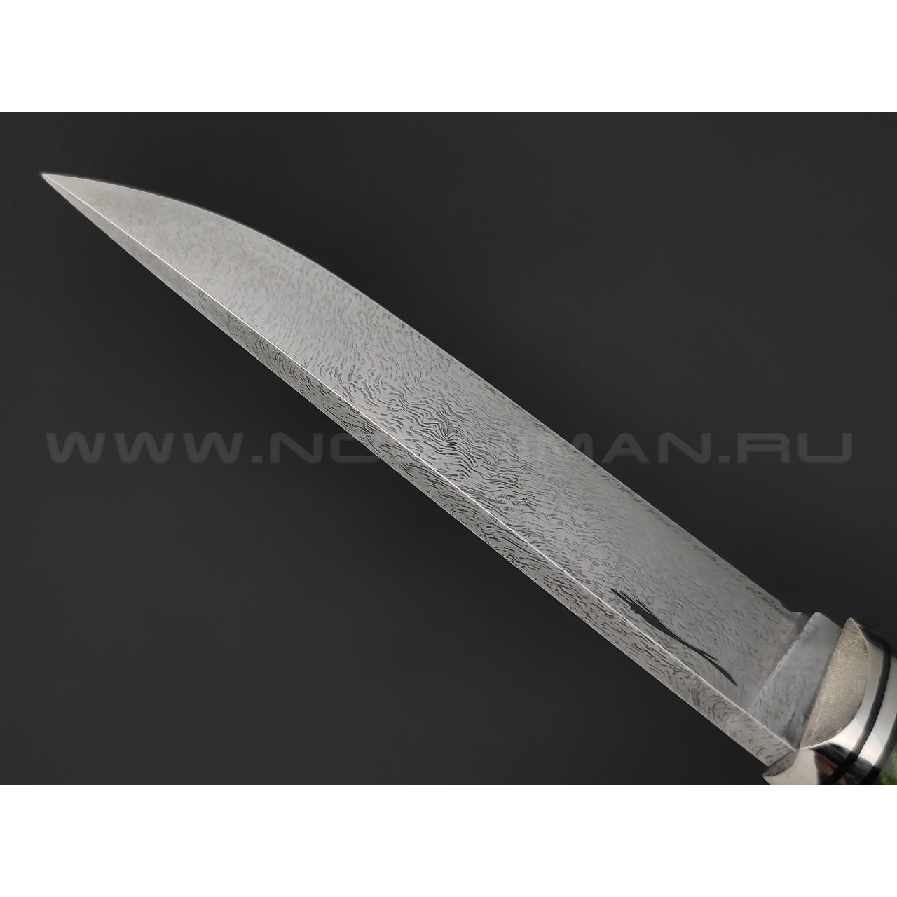 Волчий Век нож Слон Custom сталь PGK WA, рукоять карельская береза, нейзильбер