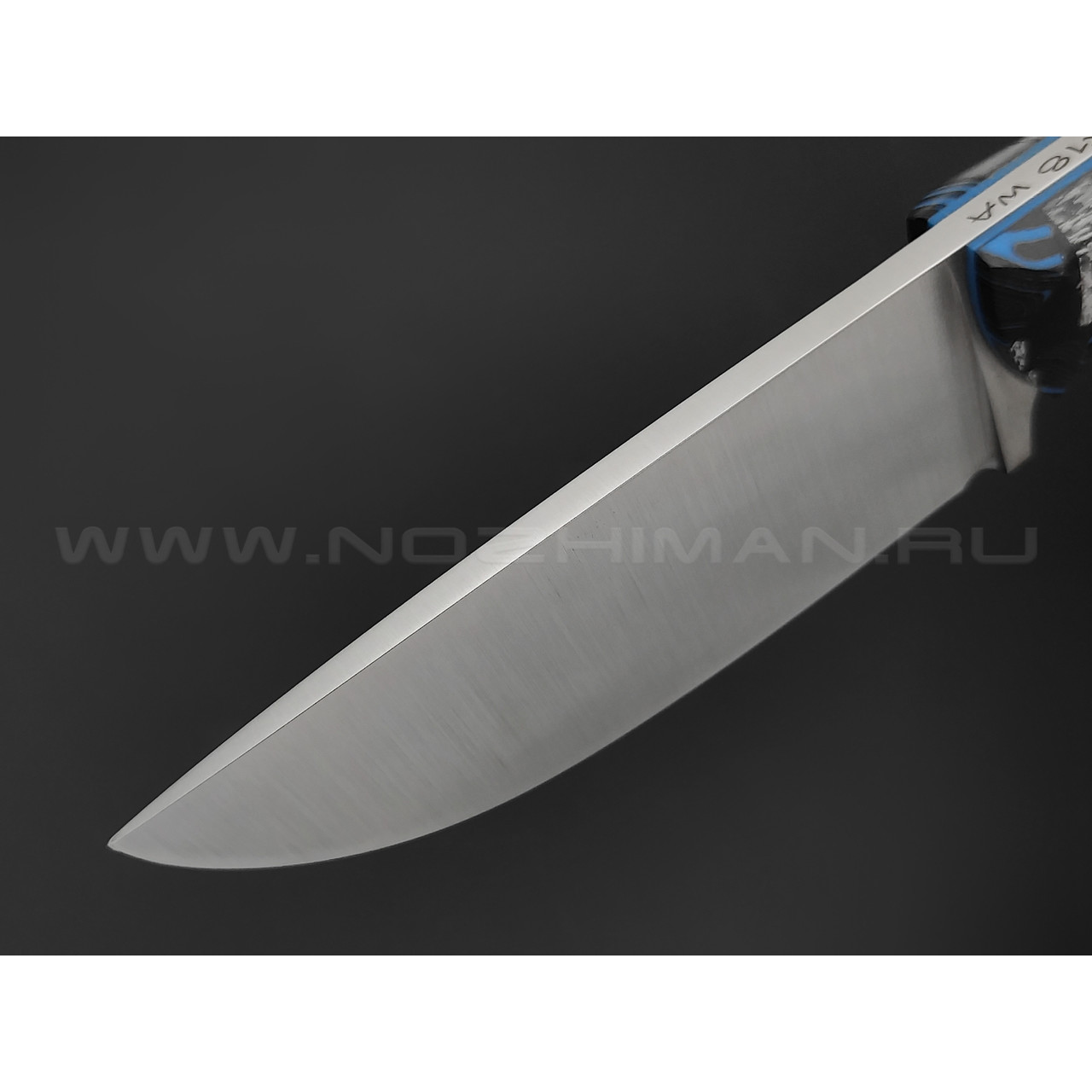 Волчий Век нож Шихан сталь 95X18 WA satin, рукоять кастомный комбинированный G10