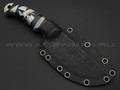 Волчий Век нож Шихан сталь 95X18 WA satin, рукоять кастомный комбинированный G10
