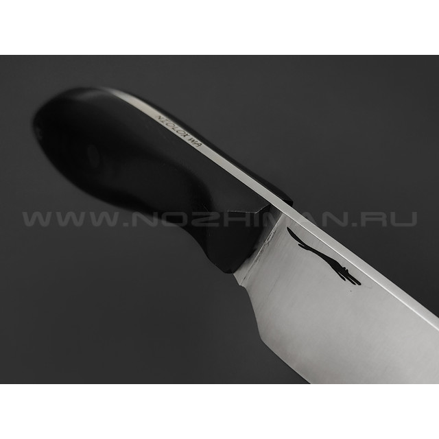 Волчий Век нож МасичЬка сталь Niolox WA satin, рукоять G10 black