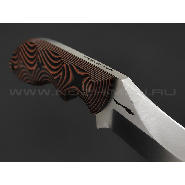 Волчий Век нож Кондрат 10 сталь 95Х18 WA, рукоять G10 black & brown